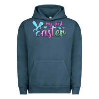 Pigment Midnight Navy my first easter Urban Hoodie - Jasminsmagicworld