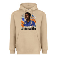 Mushroom afro man nurse life Heavyweight Hoodie - texasbilliewilder