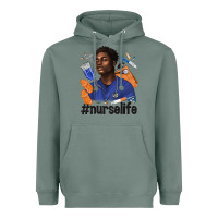 Sage afro man nurse life Heavyweight Hoodie - texasbilliewilder