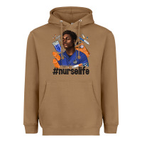 Toasted Coconut afro man nurse life Heavyweight Hoodie - texasbilliewilder