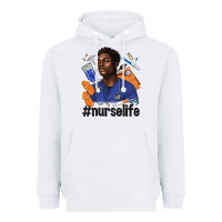 White afro man nurse life Heavyweight Hoodie - texasbilliewilder