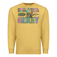 Antique Gold beautiful crazy Premium Sweatshirt - CowhideDigitalArt