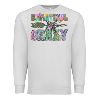 Dove Grey beautiful crazy Premium Sweatshirt - CowhideDigitalArt