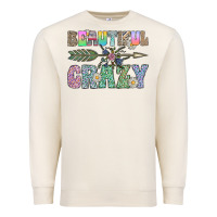 Sandshell beautiful crazy Premium Sweatshirt - CowhideDigitalArt