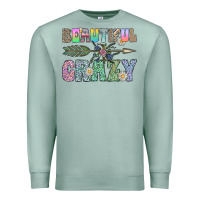 Seafoam beautiful crazy Premium Sweatshirt - CowhideDigitalArt