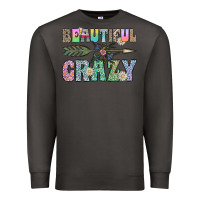 Smoke beautiful crazy Premium Sweatshirt - CowhideDigitalArt