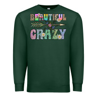 Sports Green beautiful crazy Premium Sweatshirt - CowhideDigitalArt