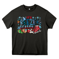 Asphalt It's Freezing Season Heavy Core Tee - CowhideDigitalArt