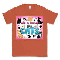Copper life is better with cats Classic Tee - MaliasSmallBusiness