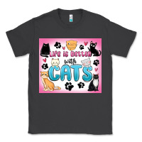 Smoke life is better with cats Classic Tee - MaliasSmallBusiness
