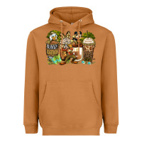 Meerkat safari cartoon characters coffee cups Heavyweight Hoodie - Zillion Design Studio