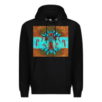 Black christmas cross gemstone Premium Hoodie - AdoDesignShop