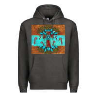 Charcoal Heather christmas cross gemstone Premium Hoodie - AdoDesignShop