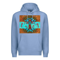 Colony Blue christmas cross gemstone Premium Hoodie - AdoDesignShop