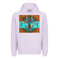 Lilac christmas cross gemstone Premium Hoodie - AdoDesignShop