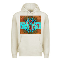 Oatmeal Heather christmas cross gemstone Premium Hoodie - AdoDesignShop