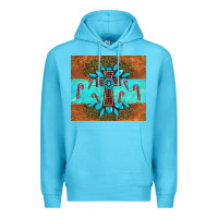 Ocean Blue christmas cross gemstone Premium Hoodie - AdoDesignShop