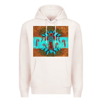 Pale Pink christmas cross gemstone Premium Hoodie - AdoDesignShop
