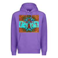 Purple christmas cross gemstone Premium Hoodie - AdoDesignShop