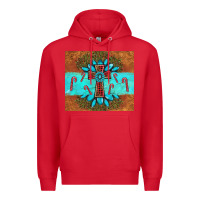 Red christmas cross gemstone Premium Hoodie - AdoDesignShop