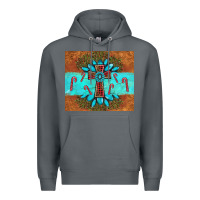 Rock christmas cross gemstone Premium Hoodie - AdoDesignShop