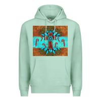 Seafoam christmas cross gemstone Premium Hoodie - AdoDesignShop