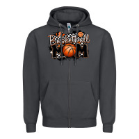 Smoke basketball mom Zipper Hoodie - MaliasSmallBusiness