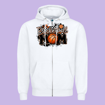 Zipper Hoodie basketball mom