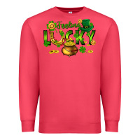 Cardinal feeling lucky Premium Sweatshirt - FaDigitalArtStudio
