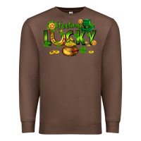 Chestnut feeling lucky Premium Sweatshirt - FaDigitalArtStudio