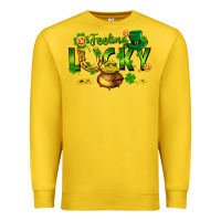 Lemon feeling lucky Premium Sweatshirt - FaDigitalArtStudio