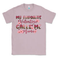 Lilac my favorite valentine calls me mama Classic Tee - MaliasSmallBusiness