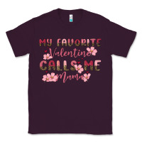 Plum my favorite valentine calls me mama Classic Tee - MaliasSmallBusiness