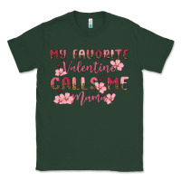 Sports Green my favorite valentine calls me mama Classic Tee - MaliasSmallBusiness