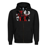 Black my heart is on that field soccer Zipper Hoodie - MaliasSmallBusiness