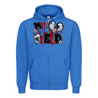 True Royal my heart is on that field soccer Zipper Hoodie - MaliasSmallBusiness