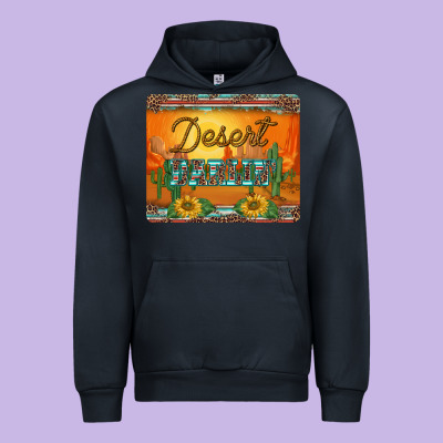 Western Desert Darlin Sunset Serape Leopard Sunflowers Mousepad Urban Hoodie Designed By Barkaloodesign