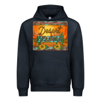 Navy western desert darlin sunset serape leopard sunflowers mousepad Urban Hoodie - BarkalooDesign