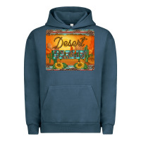 Pigment Midnight Navy western desert darlin sunset serape leopard sunflowers mousepad Urban Hoodie - BarkalooDesign