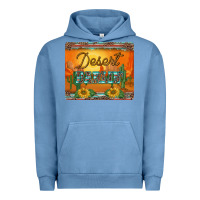 Pigment Pebble Blue western desert darlin sunset serape leopard sunflowers mousepad Urban Hoodie - BarkalooDesign