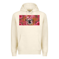 Tofu easter heifer with bunny ears and glasses license plate Premium Hoodie - Artiststas
