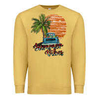 Antique Gold summer vibes Premium Sweatshirt - SublimationCraftShop