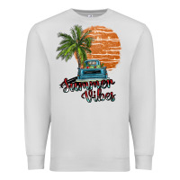 Dove Grey summer vibes Premium Sweatshirt - SublimationCraftShop