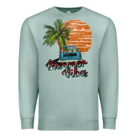 Seafoam summer vibes Premium Sweatshirt - SublimationCraftShop