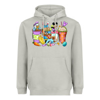 Moon Dust easter cartoon characters coffee cups Heavyweight Hoodie - Zillion Design Studio