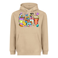 Mushroom easter cartoon characters coffee cups Heavyweight Hoodie - Zillion Design Studio