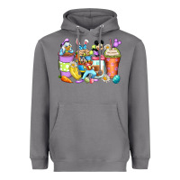 Storm easter cartoon characters coffee cups Heavyweight Hoodie - Zillion Design Studio