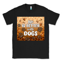 Black life is better with dogs Classic Tee - MaliasSmallBusiness