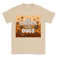 Mushroom life is better with dogs Classic Tee - MaliasSmallBusiness