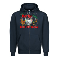 Navy what a damn cluckin' fluster fluck chickens christ Zipper Hoodie - MaliasSmallBusiness